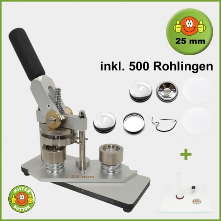 Buttons bedruckt 38mm mit Kleidungsmagnet