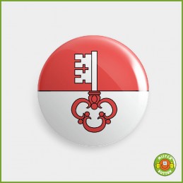 Kantonsflagge Obwalden Button