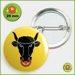 Kantonsflagge Uri Button 25mm mit Sicherheitsnadel