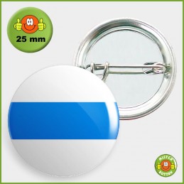 Kantonsflagge Zug Button 25mm mit Sicherheitsnadel