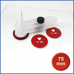 Kreisschneider Hulahoop Maxi für 75mm Buttons