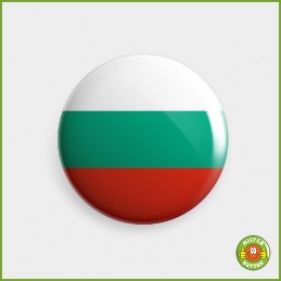 Flagge Bulgarien Button