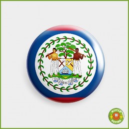 Flagge Belize Button