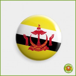 Flagge Brunei Button