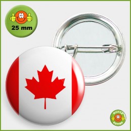 Flagge Zentralafrikanische Republik Button 25mm mit Sicherheitsnadel