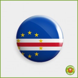 Flagge Kap Verde Button