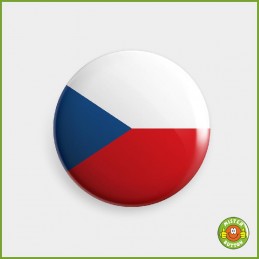 Flagge Tschechien Button