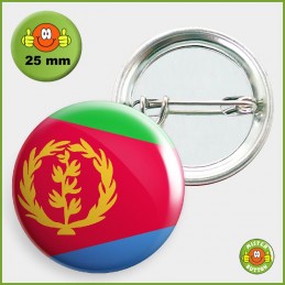 Flagge Eritrea Button 25mm mit Sicherheitsnadel