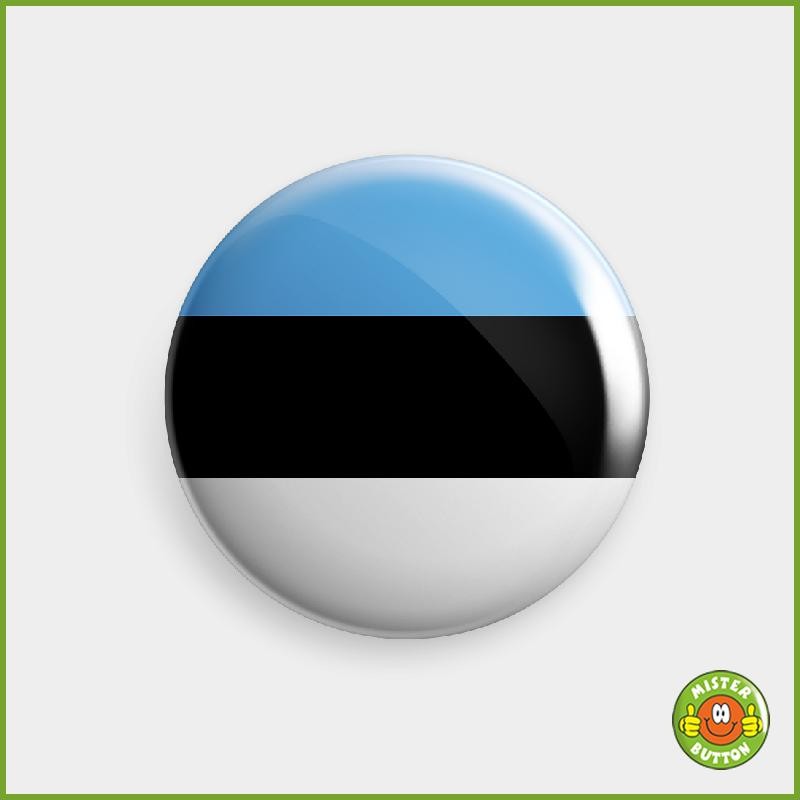 Flagge Estland Button