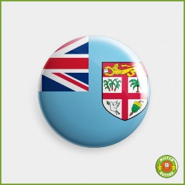 Flagge Fidschi Button