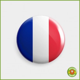 Flagge Frankreich Button