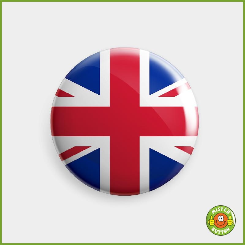Flagge Grossbritannien Button