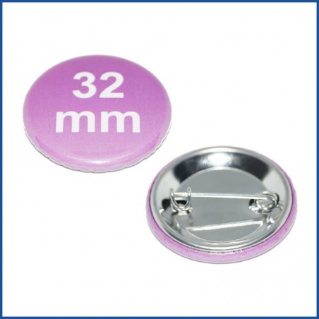 Buttons bedruckt 50mm mit Sicherheitsnadel (Kunststoff)