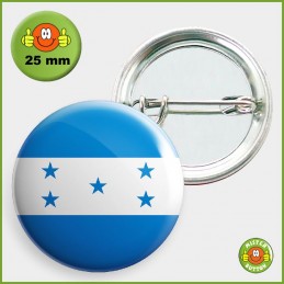 Flagge Honduras Button 25mm mit Sicherheitsnadel