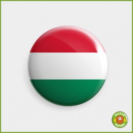Flagge Ungarn Button