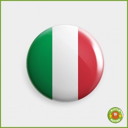 Flagge Italien Button