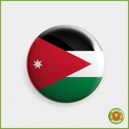 Flagge Jordanien Button