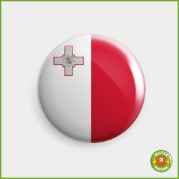 Flagge Malta Button
