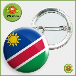 Flagge Namibia Button 25mm mit Sicherheitsnadel