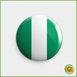 Flagge Nigeria Button