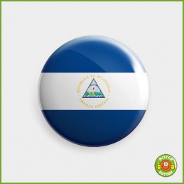 Flagge Nicaragua Button