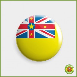 Flagge Niue Button