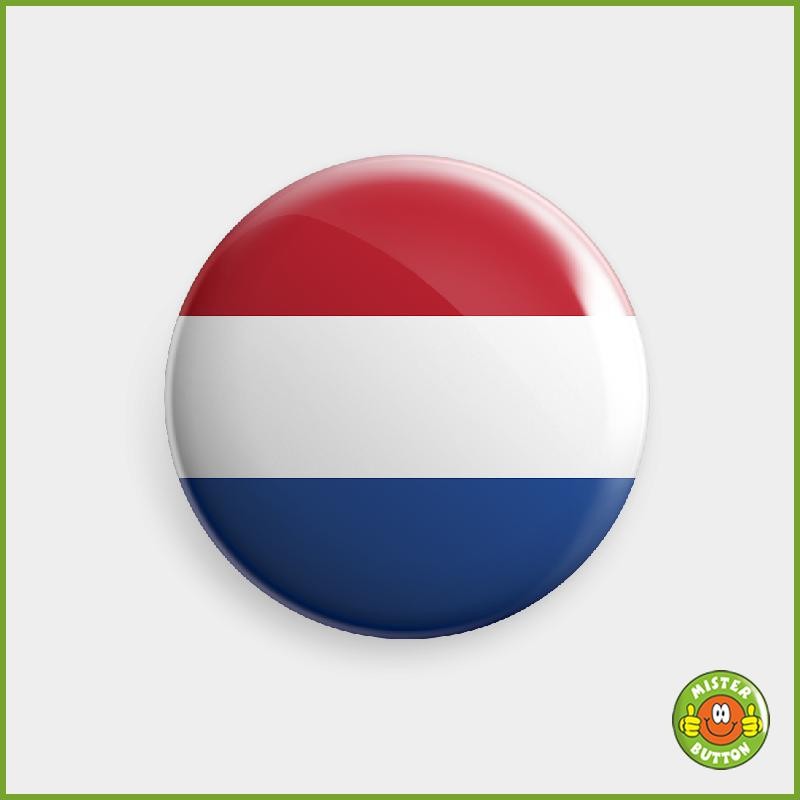 Flagge Niederlande Button
