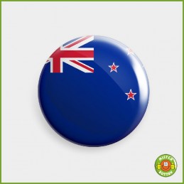 Flagge Neuseeland Button