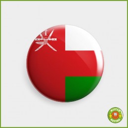 Flagge Oman Button