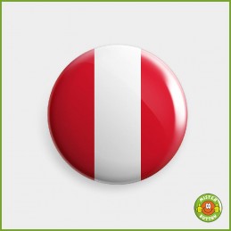 Flagge Peru Button