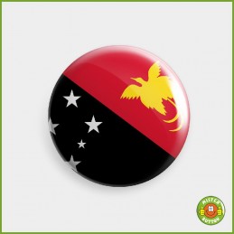 Flagge Papua-Neuguinea Button