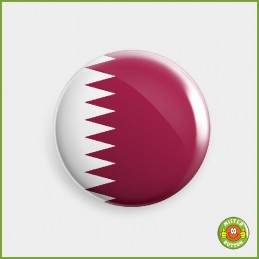 Flagge Katar Button