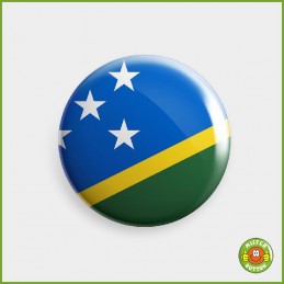 Flagge Salomonen Button