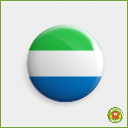 Flagge Sierra Leone Button