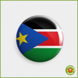 Flagge Südsudan Button