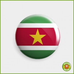 Flagge Suriname Button