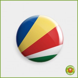 Flagge Seychellen Button