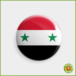 Flagge Syrien Button