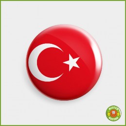 Flagge Türkei Button