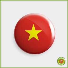 Flagge Vietnam Button