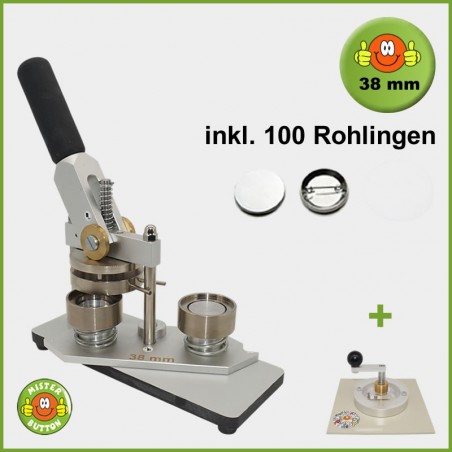 Buttons bedruckt 38mm mit Kleidungsmagnet