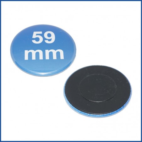 Buttons bedruckt 38mm mit Kleidungsmagnet