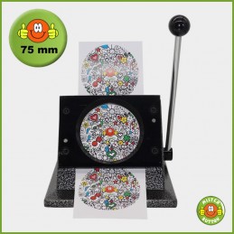 Papierstanze für 75 mm Button-Papiervorlagen